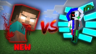 New Herobrine vs Xans | Minecraft | Most Intimidating Battle in Minecraft