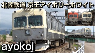 元京王3000系 北陸鉄道8802編成 井の頭線アイボリーホワイト 復刻塗装