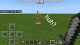 Walking armor stand bug in Minecraft PE  (WHY¿) I DONT KNOW!