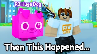 I Got A Crazy Offer For My Rainbow Huge Dog Then This Happened | Pet Simulator X Roblox