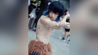 Mengkeren kimetsunoyaiba inosuke hashibirainosuke anime animecosplay fyp fypシ viral cosplay