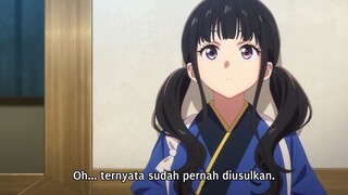 E1 Lycoris Recoil: Friends Are Thieves of Time Subtitle Indonesia