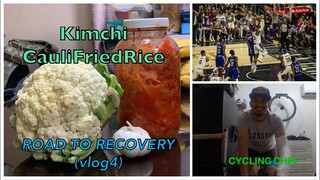 ROAD TO RECOVERY (vlog4) + Kimchi Cauliflower Fried Rice VEGAN