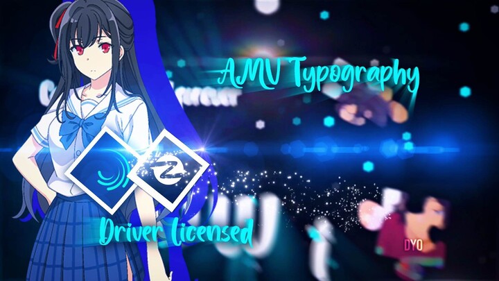 Driver Licensed - AMV Typography