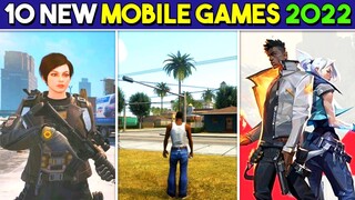 Top 10 NEW & Upcoming Games For Mobile | AAA Quality + High Graphics | 2022 [HINDI]