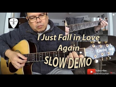 I Just Fall In Love Again - SLOW DEMO Fingerstyle Guitar Cover