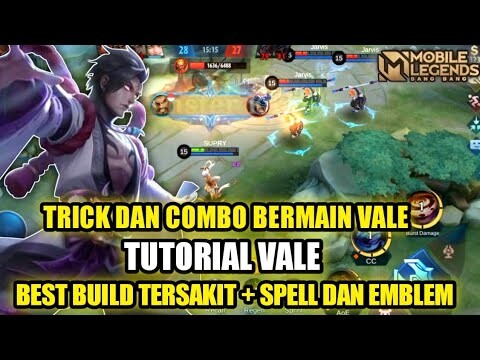Gameplay Vale Tanpa Mati | Best Build Top Global Vale - Mobile Legends Indonesia