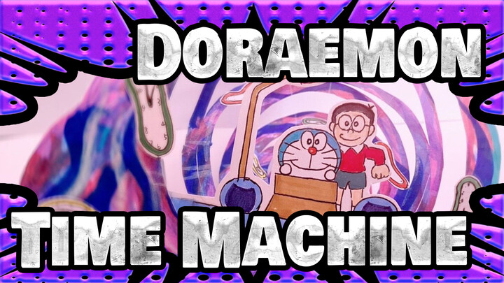 [Doraemon] Pop-up Card Tutorial -- Doraemon's Time Machine