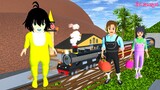 Bay| Celine Minum Ramuan Bintang Biru Yuta Mio Naik Kereta Api - Sakura Simulator - Ebi Gamespot
