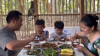 Gà Kho Lá Quế Đậu Đũa Vừa Hái Đem Xào Mỡ Vừa Ngọt Vừa Giòn Thiệt Ngon &family T313