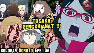 Tosaka Penkhianat! Karin dan Sarada VS Sasami | Momo VS Sumire | Bocoran Boruto 102