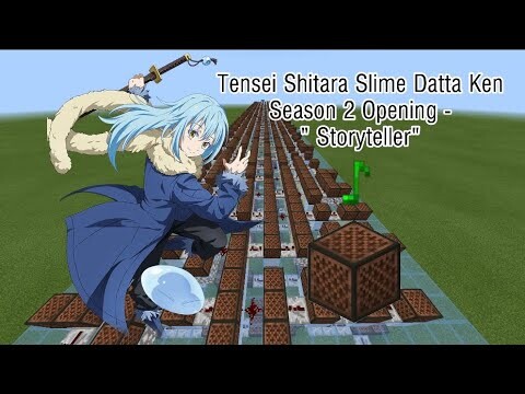 That Time I Got Reincarnated as a Slime S2 Opening - “ Storyteller “ | Minecraft Noteblock Cover |