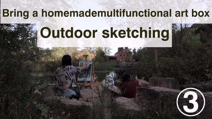 【Life】Multipurpose artbox 9000 and outdoor sketching