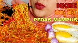 ASMR INDOMIE ABANG ADEK 100 cabe|| pedas mampus ||indomie goreng ||asmr indonesia