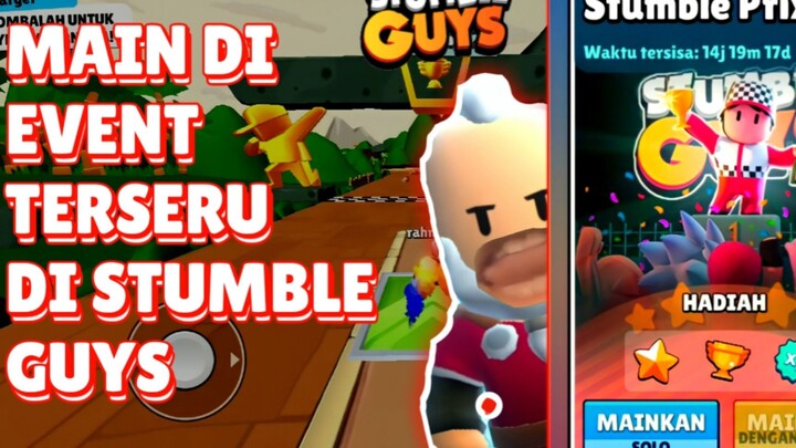 Event baru stumble guys tema balapan wajib coba! - funny moments