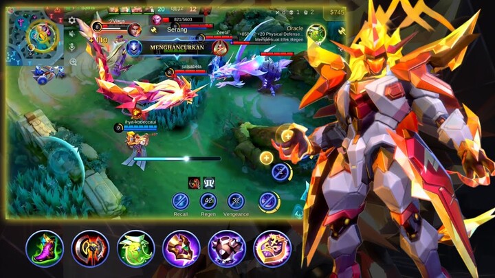 Build yu zhong plus gameplay seadanya | cukup 1 aitem damage |