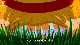 Luffy:I beg you Ace,please don't die!🙁😭😭