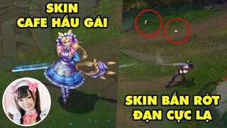 Siêu cute với dòng Skin hầu gái Tiệm Trà Ngọt Ngào - Caitlyn Arcane bắn rớt đạn cực lạ trong LMHT