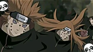 KEKUATAN DEWA PADA MASANYA✌✌😎 // AKATSUKI VS KONOHA. #anime #akatsuki