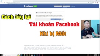 Cách lấy lại Nick Facebook khi bị mất bị đổi mật khẩu Email và số điện thoại Mới Nhất