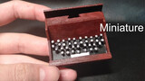 [Miniature] Old Typewriter Out Of Wood Pieces
