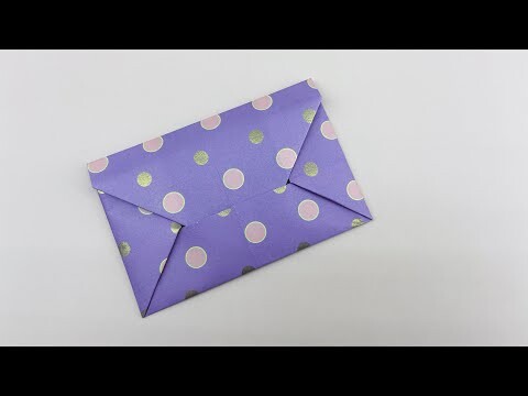 Cách gấp bao thư vô cùng đơn giản - DIY Envelope