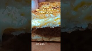 Easy Grilled Cheese Sandwich #shorts #easyrecipe #simplerecipe #grilledcheesesandwich