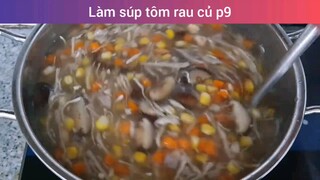 Làm súp tôm rau củ p9