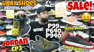 SALE!50% off na! may tawad pa!DAMI pang SOLID dito!sugod na!ukay shoes jbl munioz