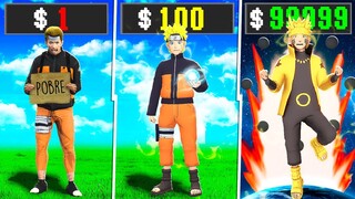 DE $1 NARUTO a $1.000.000 NARUTO en GTA 5 !! (Increible)