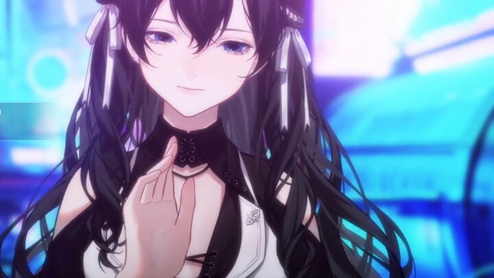 [Live2D model pendant] Super cool cyber screen, don’t you want to have it?