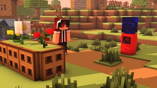 Simple Minecraft Animation | Drink And wake up In girls body tg tf animation body swap MTF M2F