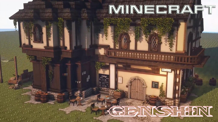 Minecraft|Restorasi Adegan di "Genshin Impact"
