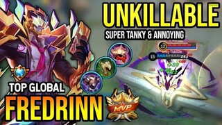 FREDRINN BEST BUILD 2023 | TOP GLOBAL FREDRINN GAMEPLAY | MOBILE LEGENDS✓