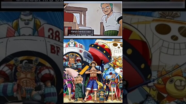 anggota mugiwara bajak laut topi jerami one Piece anime #shorts #anime #onepiece #mugiwara