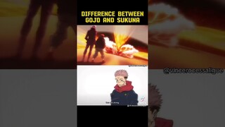 The difference between Gojo and Sukuna