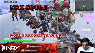 WORLD RECORD SQUAD TEAMUP | NRX 420 SQUAD RANK GAME | NRX ESPORTS | GARENA | CODM