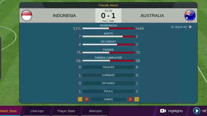 Highlights Indonesia vs Australia Pro League Soccer