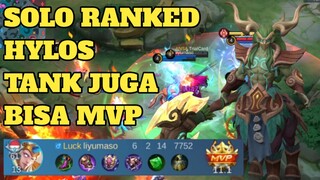 KATA SIAPA TANK GA BS MVP? HYLOS SOLO RANKED MVP