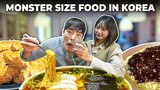 I Tried MASSIVE Food Challenges in Korea