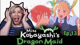 FINAL EPISODE?!? - Miss Kobayashi's Dragon Maid S1 E13 REACTION - Zamber Reacts