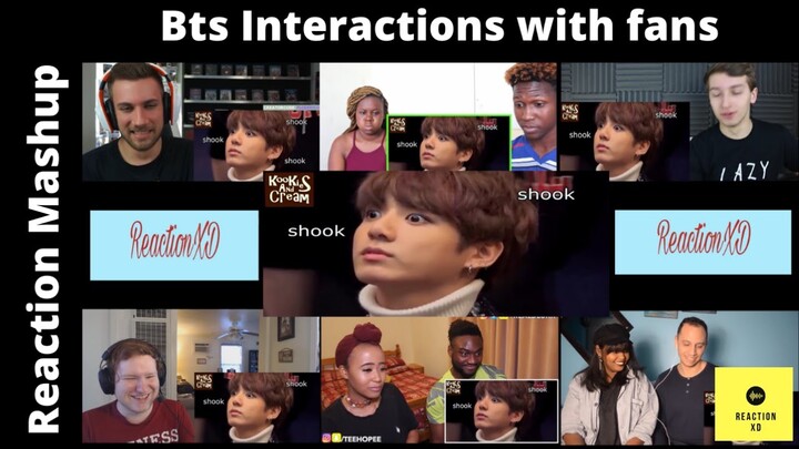 BTS Funny Interactions with Fans | Try Not To Laugh | Reaction Mashup !!!