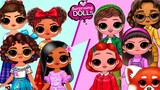 Encanto Isabela, Mirabel, Dolores and Turning Red Clothes Switch Up - DIY Paper Dolls & Crafts