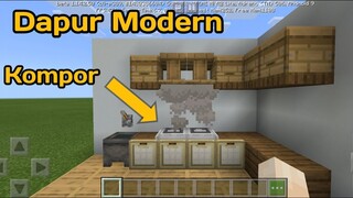 Cara membuat dapur modern di minecraft ala Bujar TV