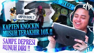 Kapten Knockin Musuh Terakhir 10X !! Sampe Depresi Bun*h Diri !! | PUBG Mobile Indonesia