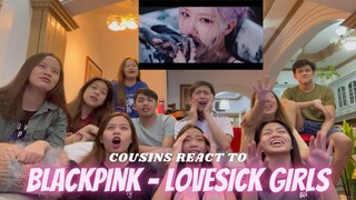 COUSINS REACT TO BLACKPINK – ‘Lovesick Girls’ M/V