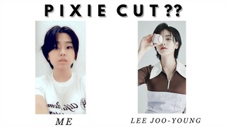 I cut my hair to look like Lee Joo-Young from Itaewon Class!! (FAMILY REACTION)