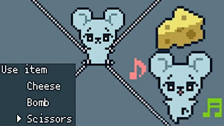 GET MOUSE - A Cute Mouse Game By The Dev of Mad Father Where You Help A Mouse Get Cheese