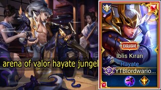 arena of valor hayate hayate gameplay aov hayate build