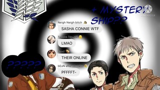 Jean x Marco exposed?? ||Sasha’s revenge|| Aot texting story + Mystery ship